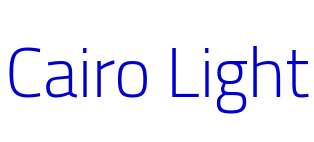 Cairo Light fuente